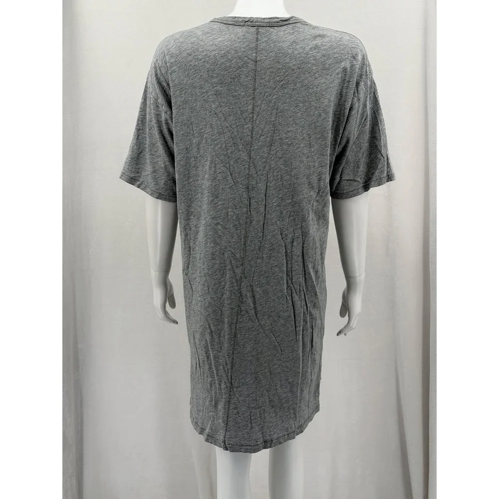 Rag & Bone Dress Womens Large Gray Pima Cotton T-Shirt Casual Lounge Relaxed - Picture 5 of 13